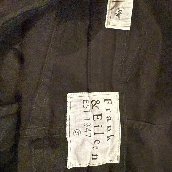 Frank And Eileen Sligo Jeans Women’s Size 27 Black 1991 Wash Raw Hem - Picture 8 of 8